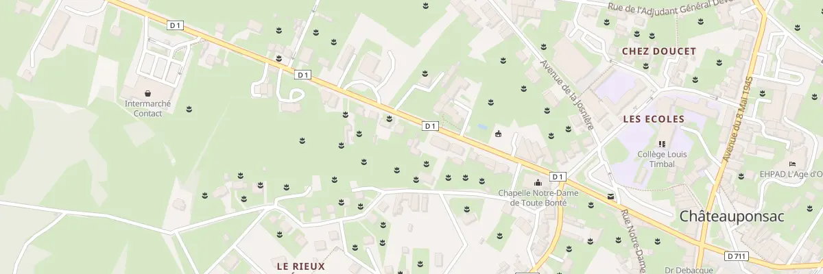 Plan du 27 Av de Lorraine à Châteauponsac