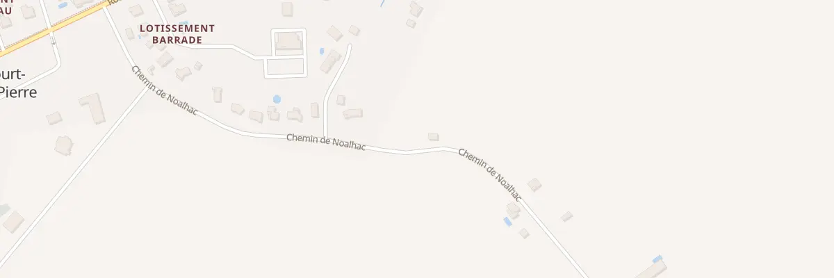 Plan du 507 Che de Noalhac à Lacourt-Saint-Pierre