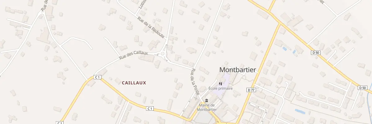 Plan du 24 Rue des Caillaux à Montbartier