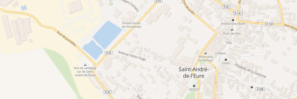Plan du 14 Av Victor Hugo à Saint-André-de-l’Eure