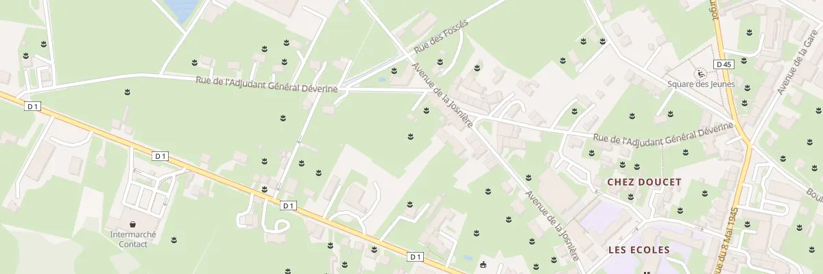 Plan du 35 Rue de l’Adj Gal Deverine à Châteauponsac