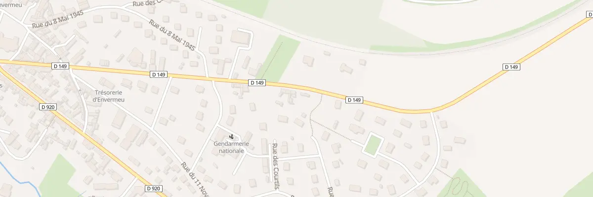 Plan du 448 Rue Abbé Cochet à Envermeu
