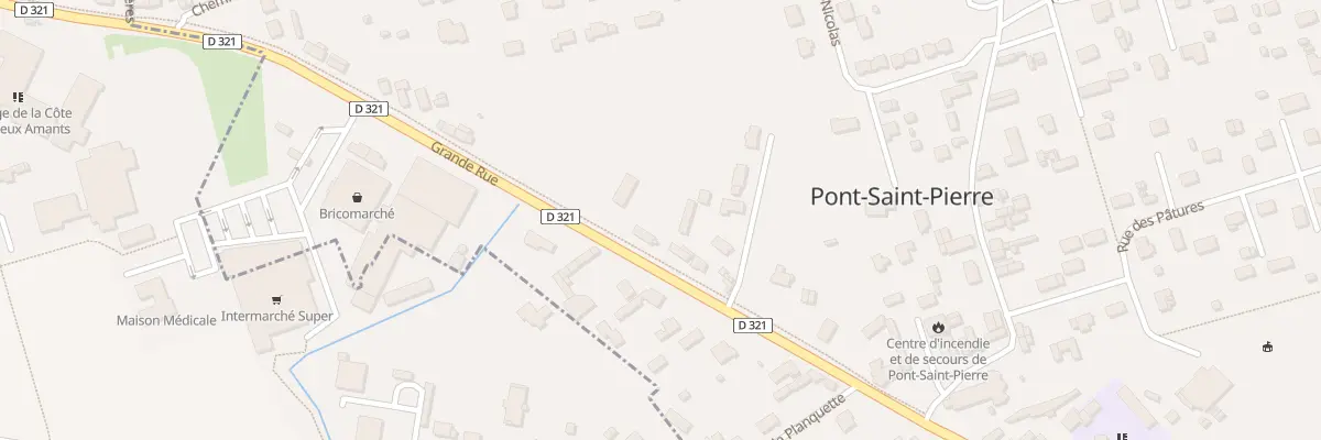 Plan du 103 Gr Grande Rue à Pont-Saint-Pierre
