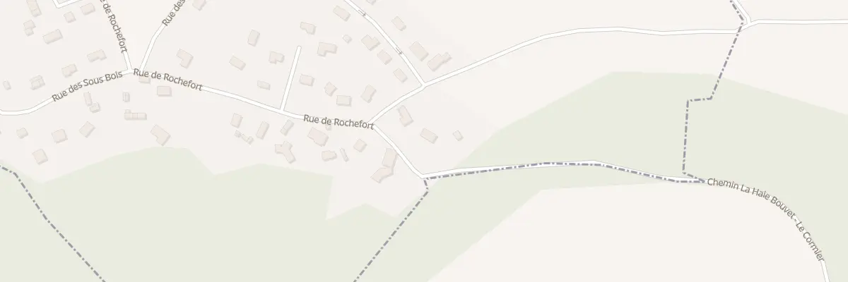 Plan du 59 Rue de Rochefort à Cierrey