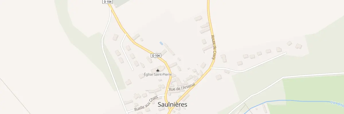 Plan du 6 Rue de l’Église à Saulnières