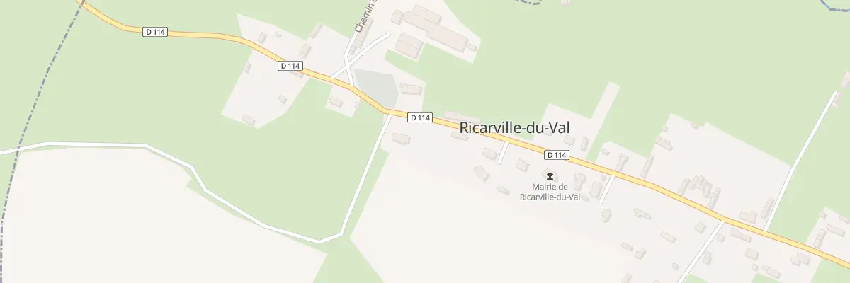 Plan du 2T Rue du Charme à Ricarville-du-Val