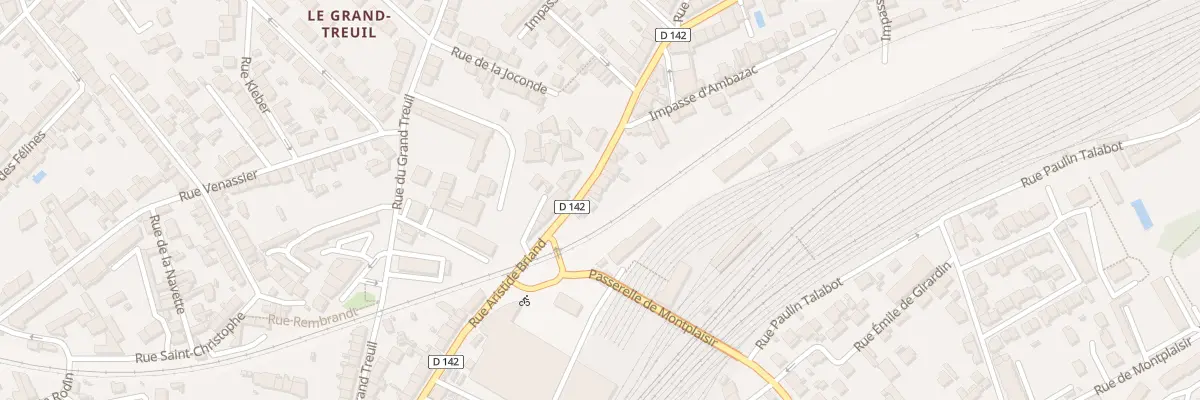 Plan du 76B Rue Aristide Briand à Limoges