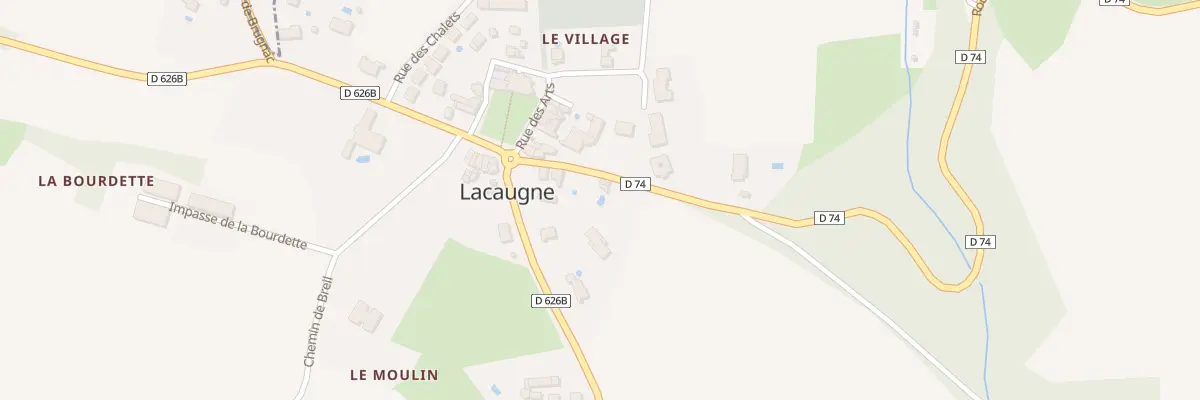Plan du 82 Rte de Montgazin à Lacaugne