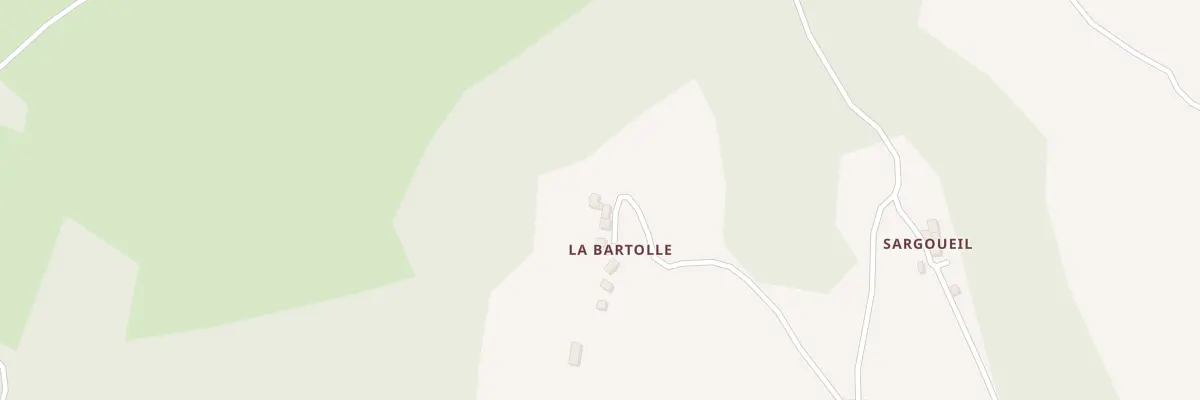 Plan du 266 La Barthole à Rimont