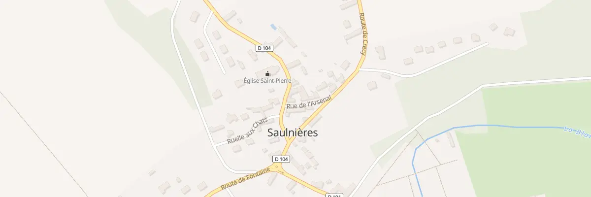 Plan du 1 Rue de l’Arsenal à Saulnières
