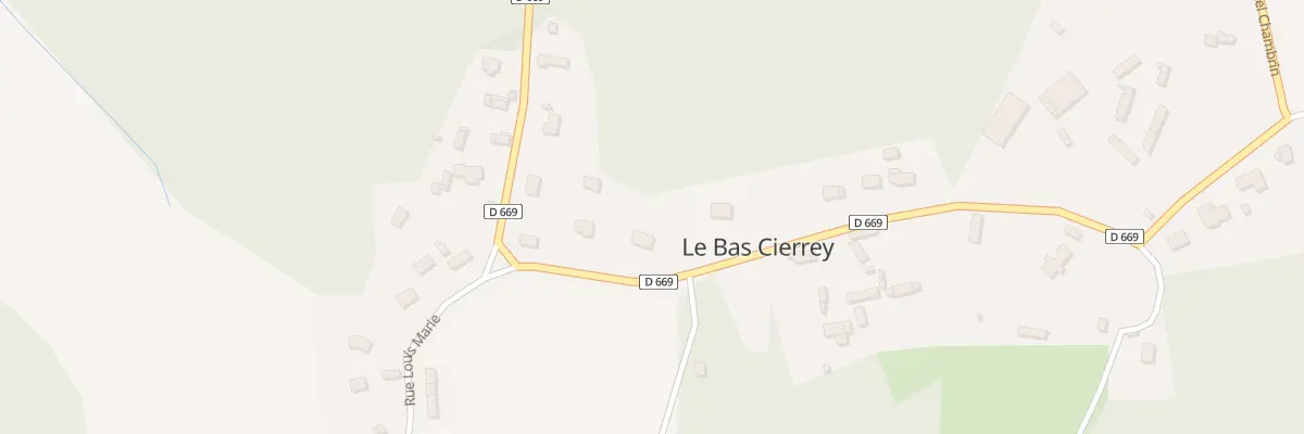 Plan du 5 Rue Michel Chambrin à Cierrey