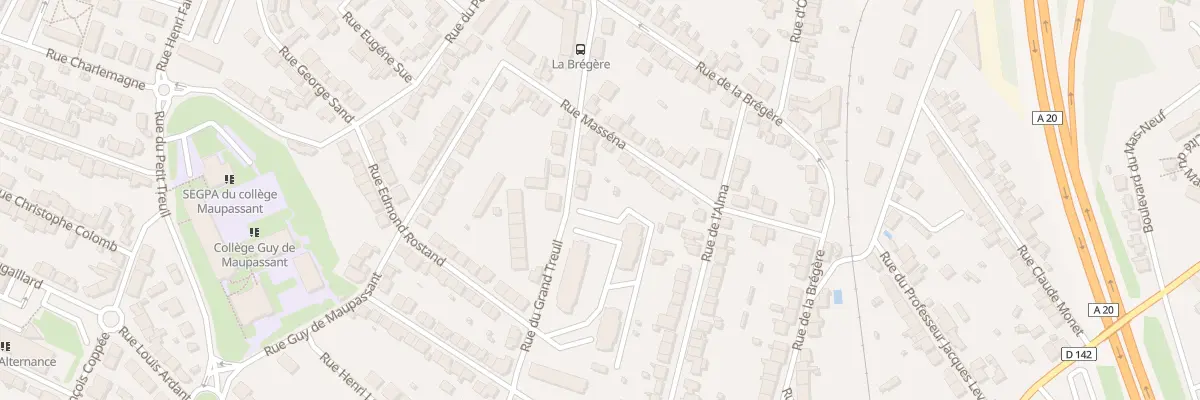 Plan du 114 Rue du Grand Treuil à Limoges