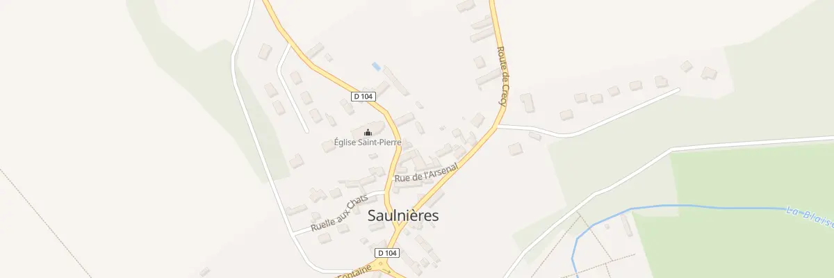 Plan du 4 Rue de l’Église à Saulnières