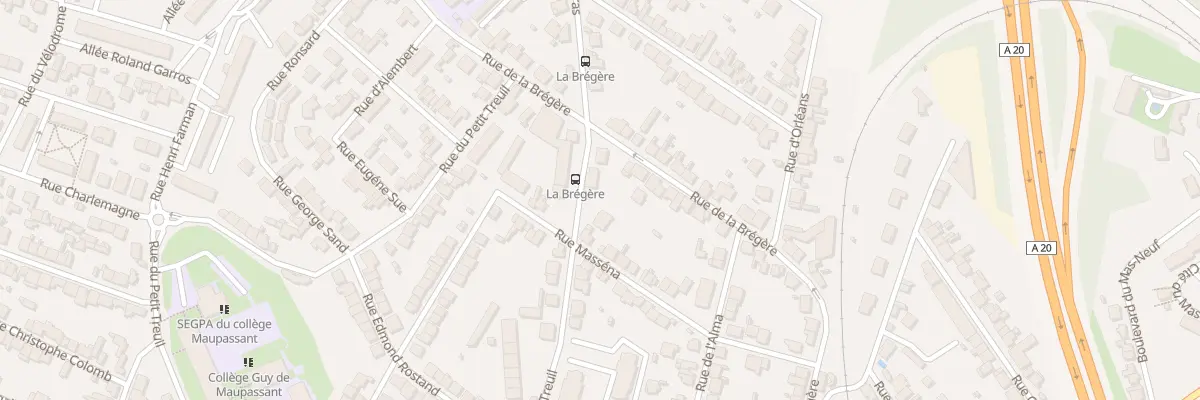 Plan du 128 Rue du Grand Treuil à Limoges