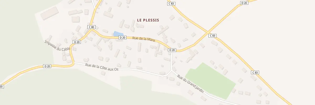 Plan du 18 Rue de la Mare à Amfreville-sous-les-Monts