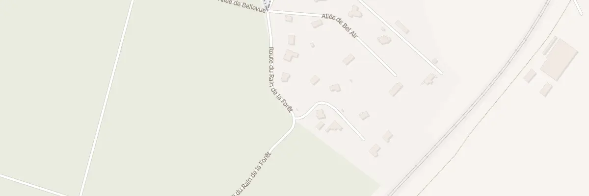 Plan du 54 Rte du Rain de la Forêt à Valloire-sur-Cisse