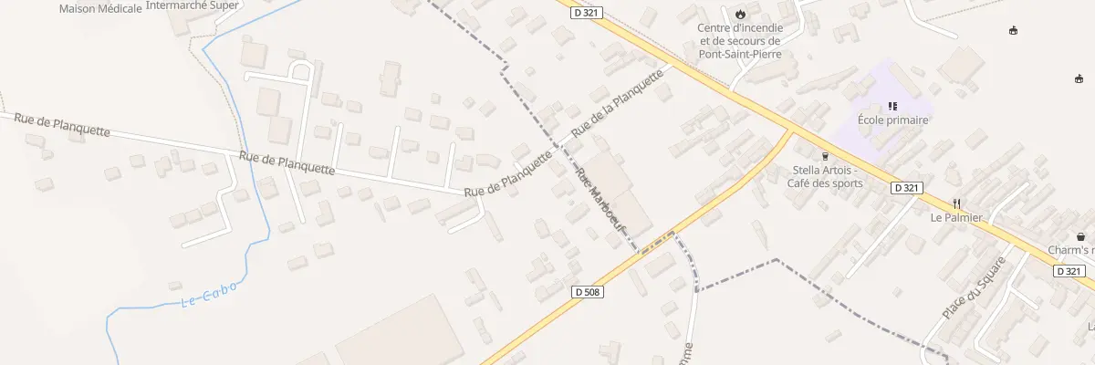 Plan du 58 Rue de la Planquette à Romilly-sur-Andelle