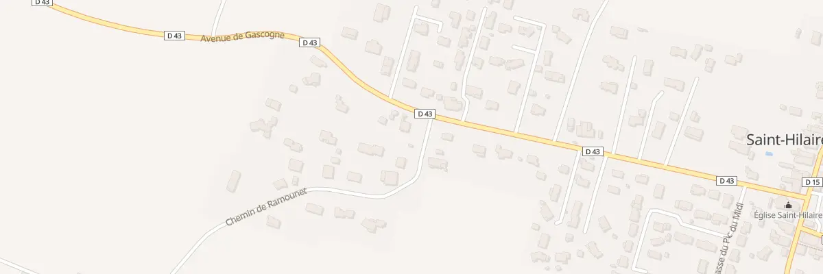 Plan du 2 Che de Ramounet à Saint-Hilaire