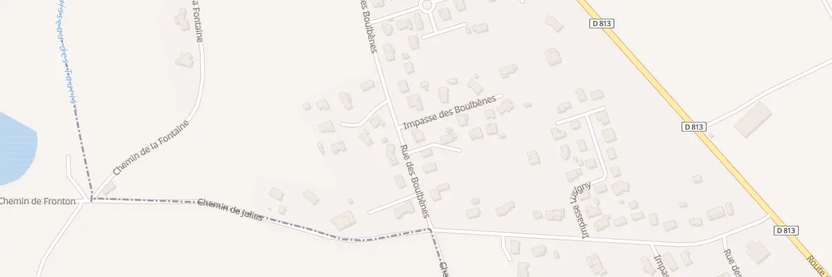 Plan du 11B Rue des Boulbènes à Dieupentale