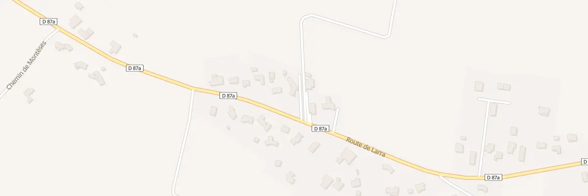 Plan du 1856 Rte de Larra à Merville