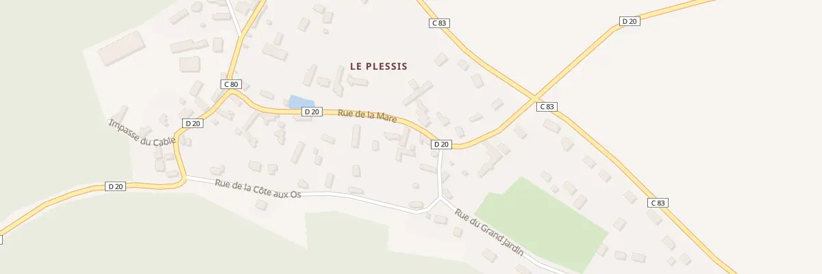 Plan du 16 Rue de la Mare à Amfreville-sous-les-Monts