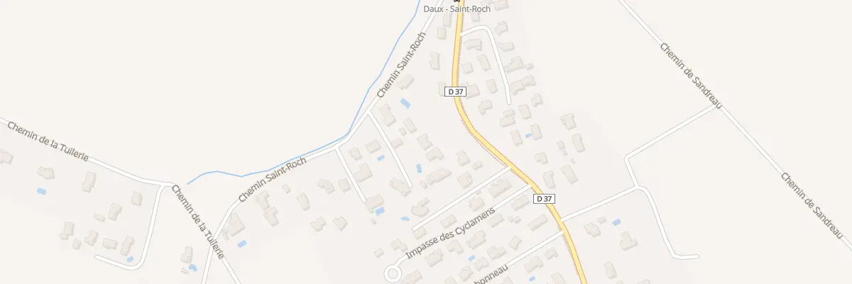 Plan du 24 Rte de Mondonville à Daux