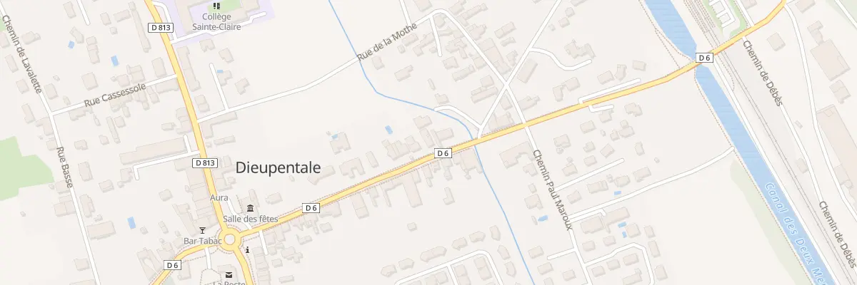Plan du 31 Rue du Général Larroque à Dieupentale
