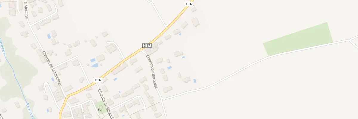 Plan du 5B Che de Baroutet à Daux