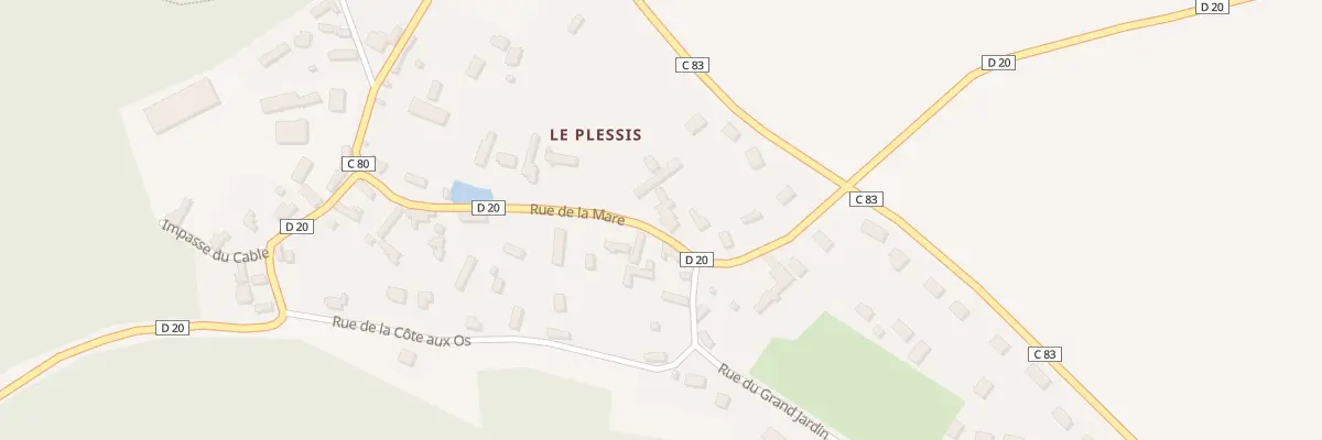 Plan du 15 Rue de la Mare à Amfreville-sous-les-Monts