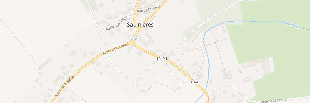 Plan du 3 Rue de la Mairie à Saulnières