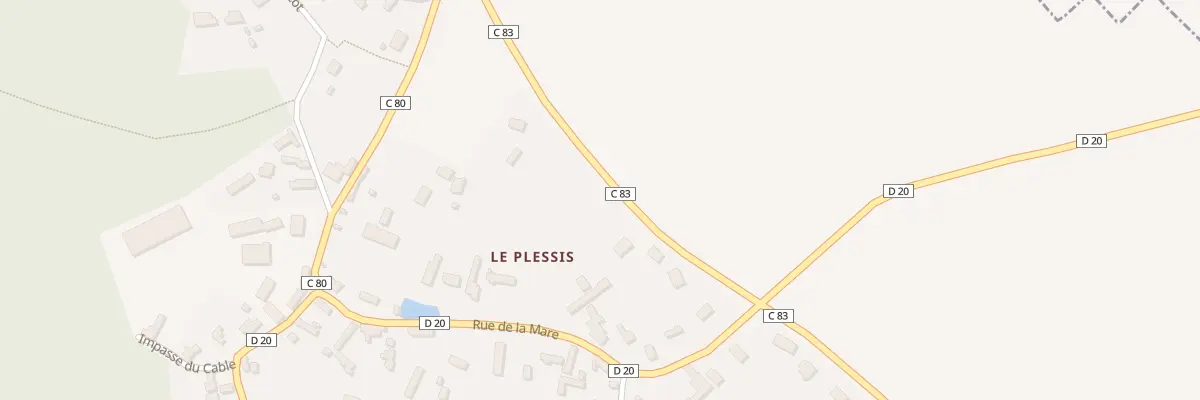 Plan du 4 Rue des Fosses à Amfreville-sous-les-Monts