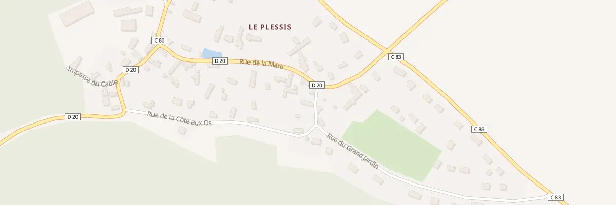 Plan du 1 Rue du Grand Jardin à Amfreville-sous-les-Monts