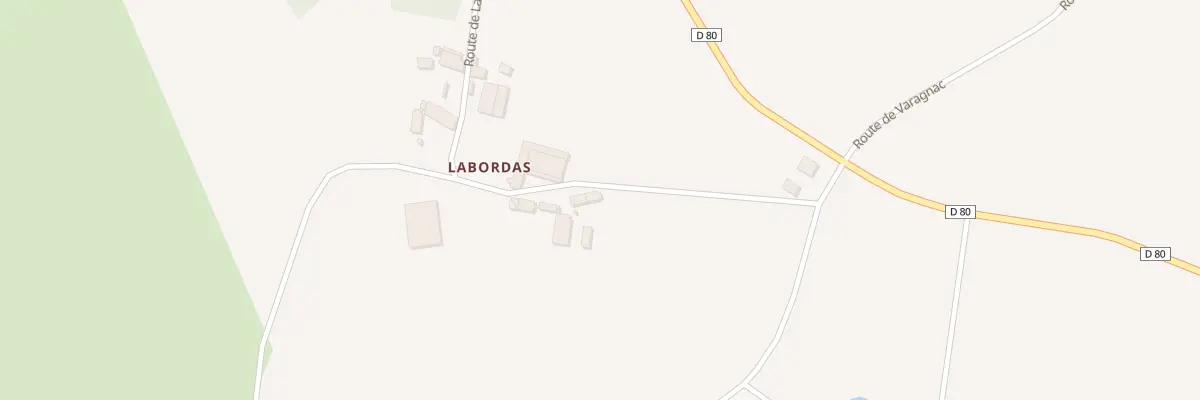 Plan du 103 Las Borda à Saint-Cyr-les-Champagnes