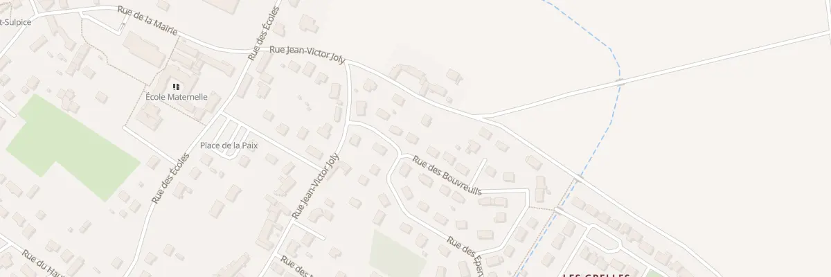 Plan du 1 Rue des Bouvreuils à Saint-Sulpice-de-Pommeray