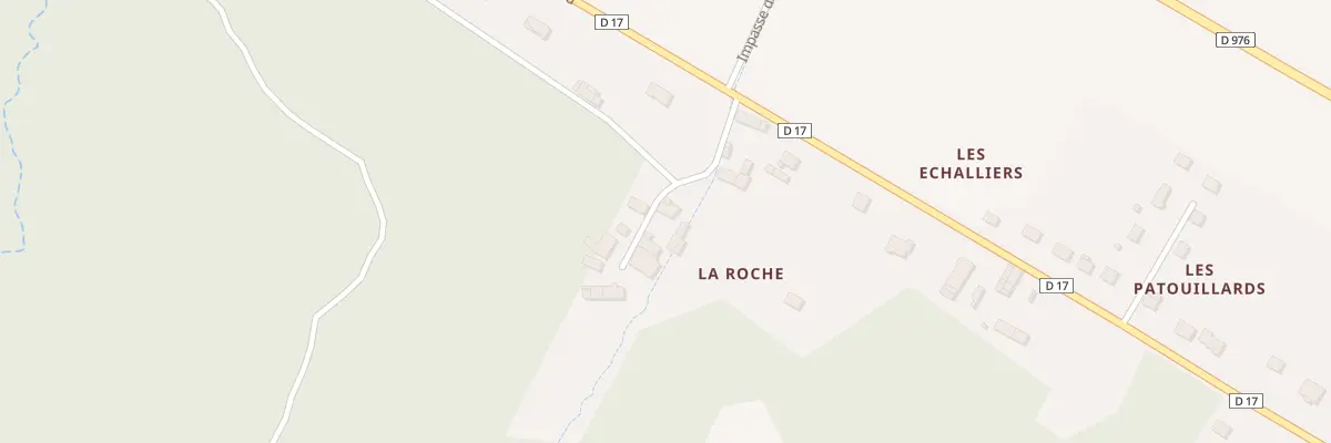 Plan du 3 Imp de la Roche à Pouillé