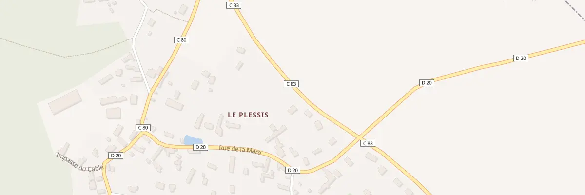 Plan du 6 Rue des Fosses à Amfreville-sous-les-Monts