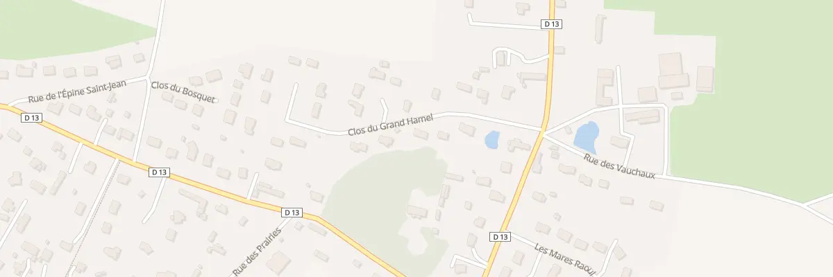 Plan du 3 Clos du Grand Hamel à Mesnil-Raoul