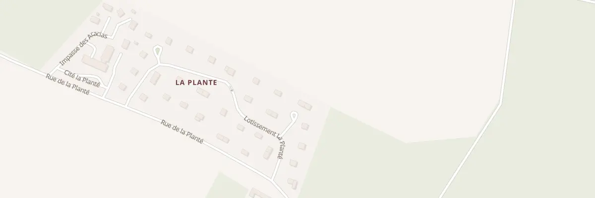 Plan du 27 La Plante à Herqueville