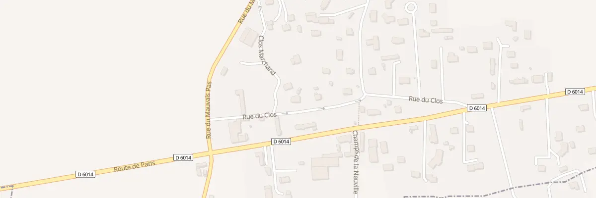 Plan du 125 Rue du Clos à Mesnil-Raoul