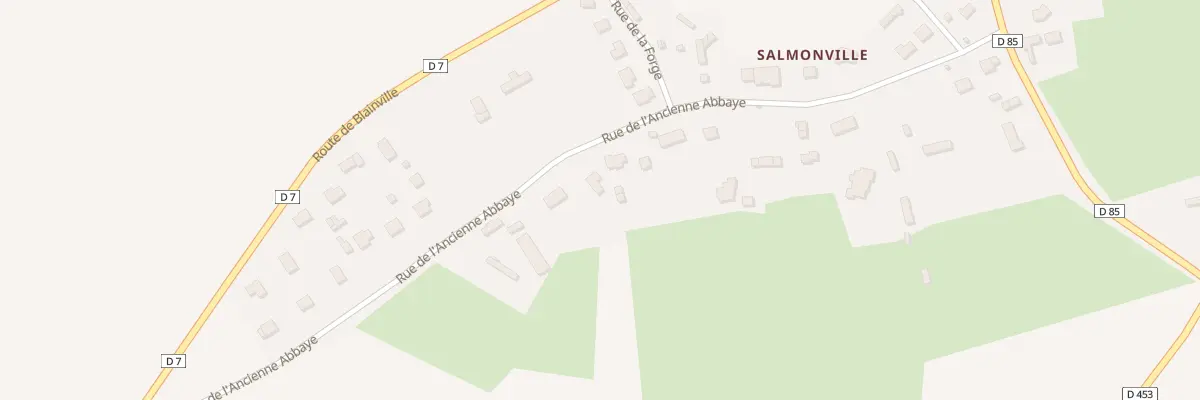 Plan du 429 Rue de l’Ancienne Abbaye à Servaville-Salmonville