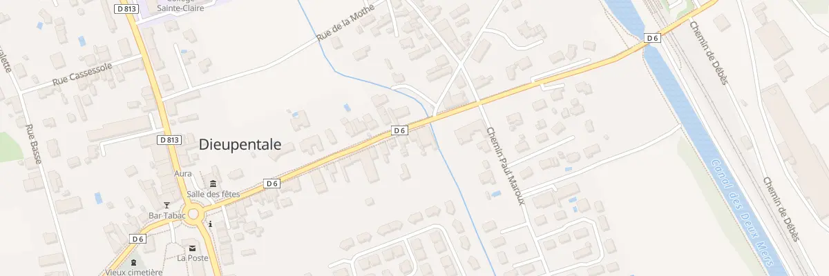 Plan du 36 Rue du Général Larroque à Dieupentale