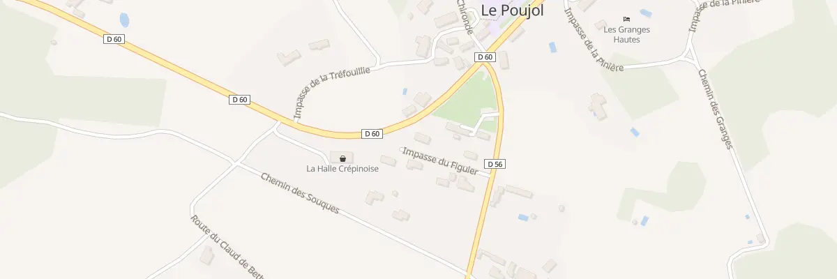 Plan du 524 Lot du Poujol à Saint-Crépin-et-Carlucet