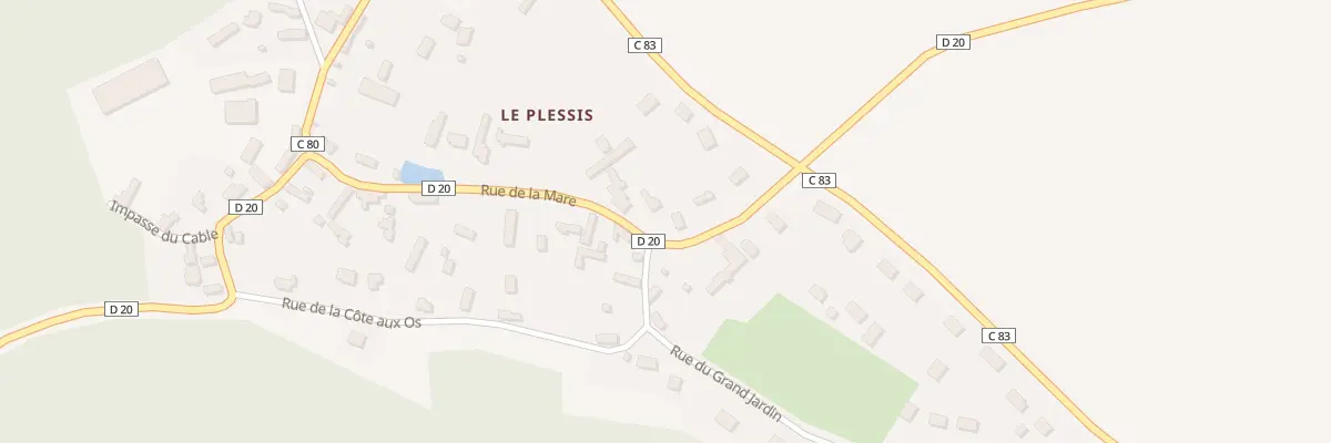 Plan du 19 Rue de la Mare à Amfreville-sous-les-Monts