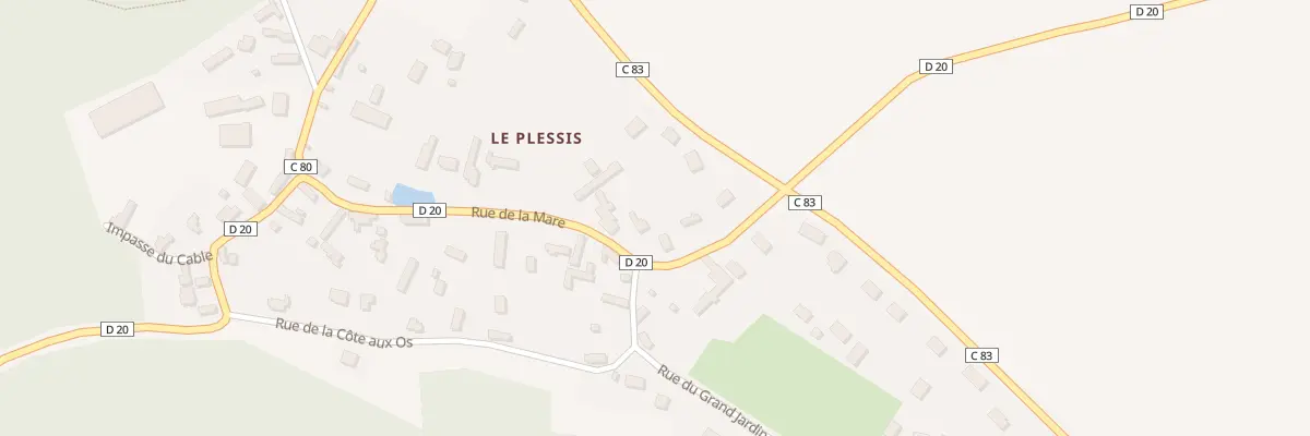 Plan du 17 Rue de la Mare à Amfreville-sous-les-Monts