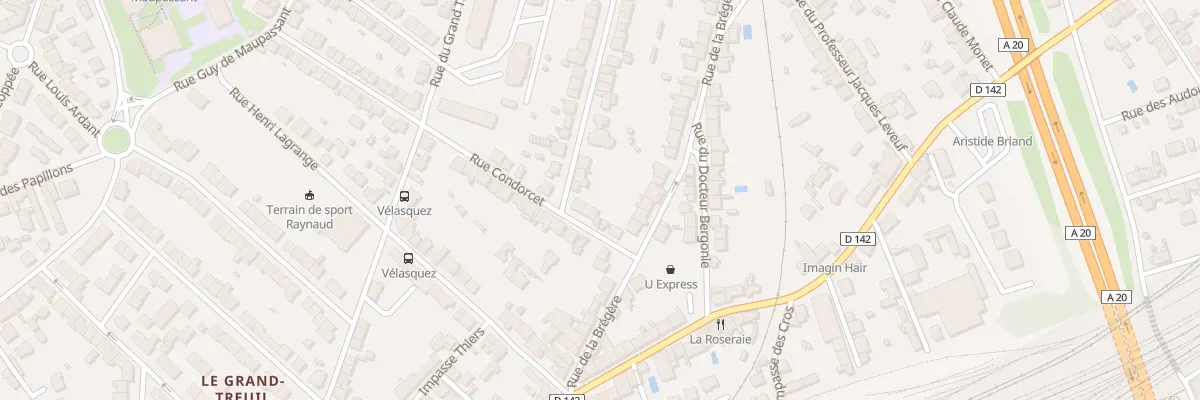 Plan du 6 Rue Condorcet à Limoges