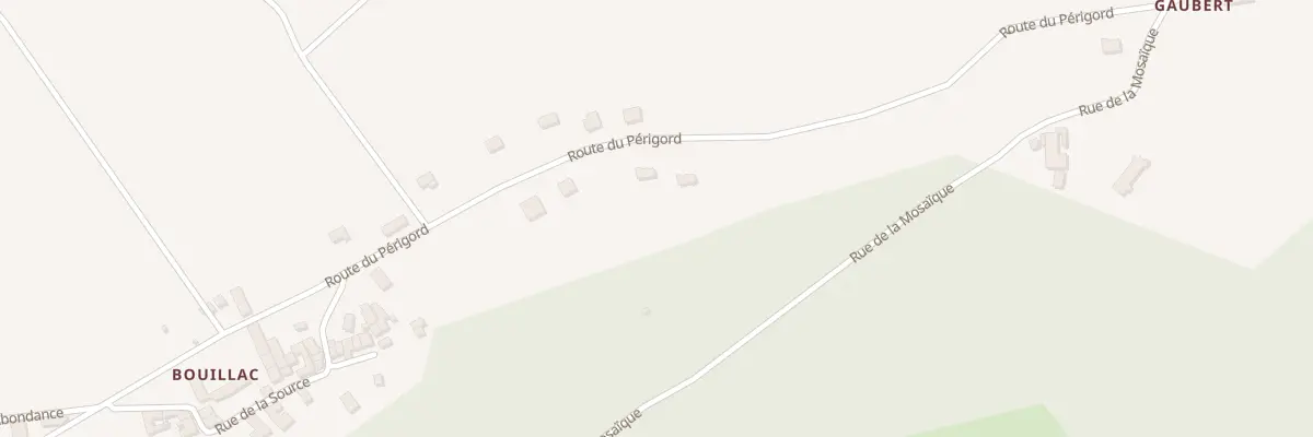 Plan du 1841 Rte du Périgord à Terrasson-Lavilledieu