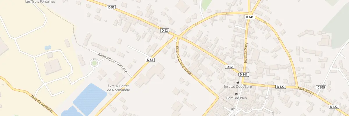 Plan du 4 Rue du Clos Bourdin à Saint-André-de-l’Eure