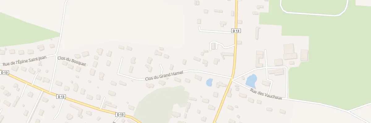 Plan du 20 Clos du Grand Hamel à Mesnil-Raoul