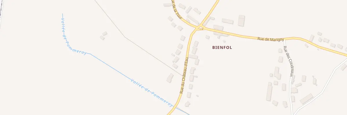 Plan du 10 Rue du Château d’Eau à Magny
