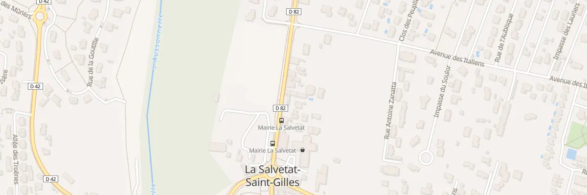 Plan du 8 Av des Capitouls à La Salvetat-Saint-Gilles